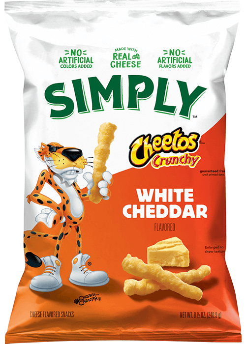 Simply Cheetos Crunchy Cheese Flavored Snacks - White Cheddar