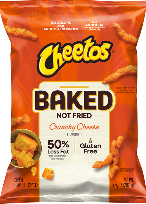 Cheetos Baked Crunchy Cheese Flavored Snacks - Crunchy Cheese