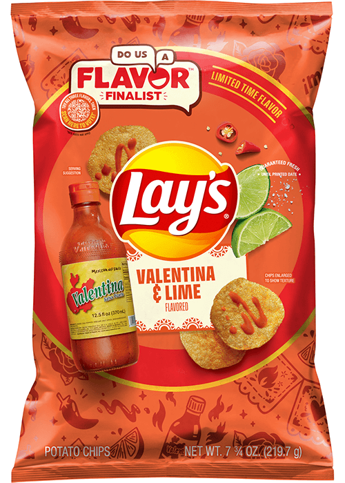 Lay's Potato Chips - Valentina & Lime Flavored