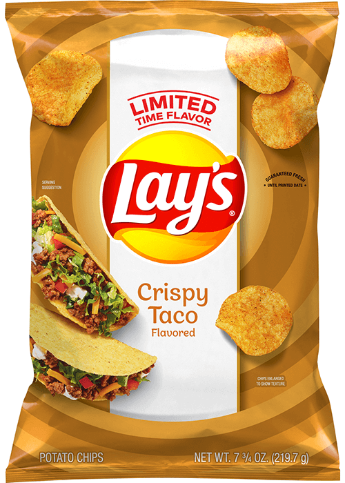 Lay's Potato Chips - Crispy Taco Flavored