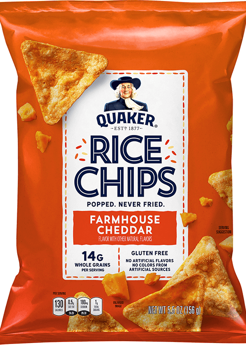 Quaker Rice Chips - Farmhouse Cheddar