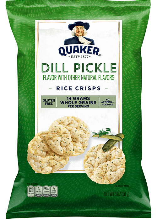Quaker Rice Crisps - Dill Pickle