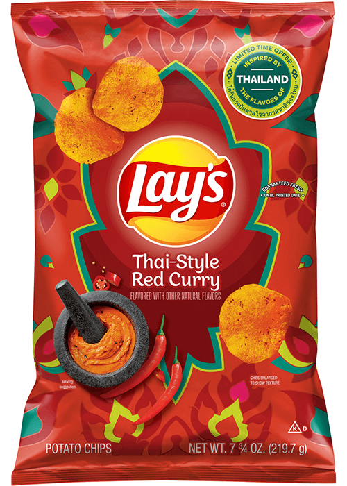 Lay's Potato Chips - Thai-Style Red Curry