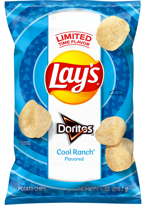 Lay's Potato Chips - Doritos Cool Ranch Flavored