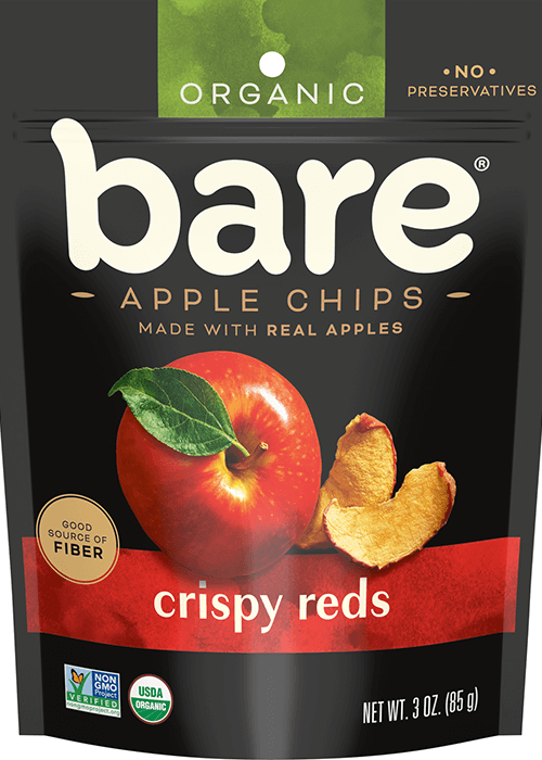 Bare Baked Crunchy Organic Apple Chips - Crispy Reds