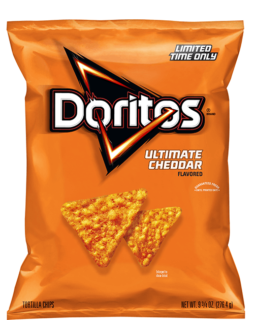Doritos Flavored Tortilla Chips - Ultimate Cheddar