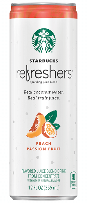 Starbucks Refreshers - Peach Passion Fruit with Coconut Water