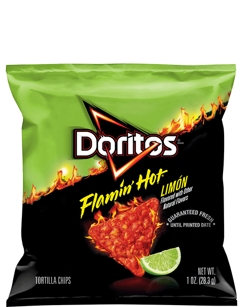 Doritos Flavored Tortilla Chips - Flamin' Hot Limón