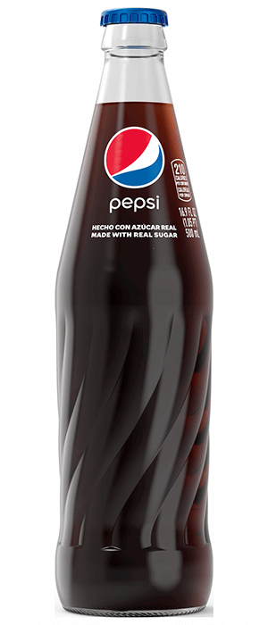 Pepsi-Cola Made With Real Sugar (glass)
