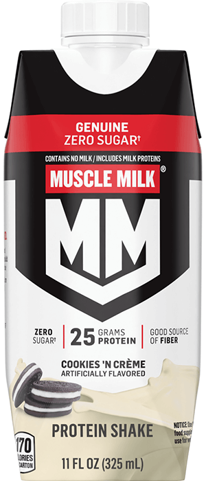 Muscle Milk Genuine Zero Sugar Protein Shake - Cookies 'N Crème