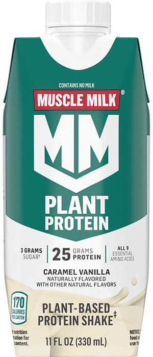 Muscle Milk Plant-Based Protein Shake - Caramel Vanilla