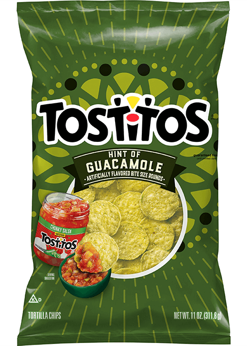 Tostitos Tortilla Chips - Hint of Guacamole Flavored Rounds