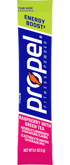 Propel Energy Boost Powder - Raspberry with Green Tea