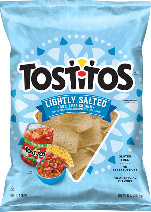 Tostitos Tortilla Chips - Lightly Salted 50% Less Sodium