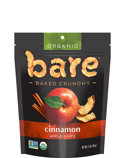 Bare Baked Crunchy Organic Apple Chips - Cinnamon