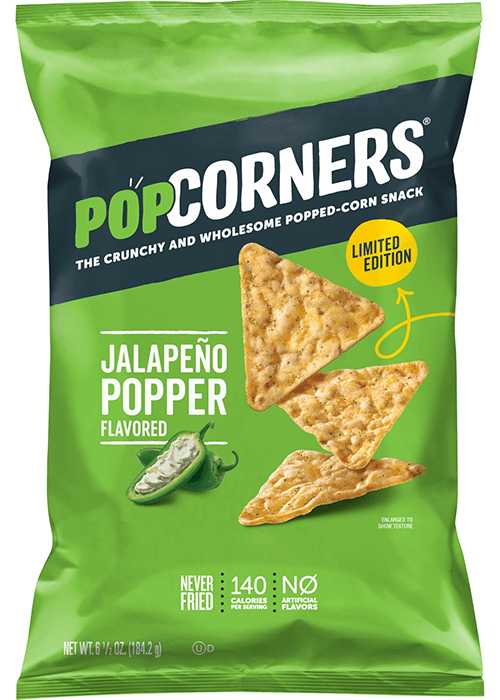 PopCorners Popped Corn Snack - Jalapeño Popper Flavored