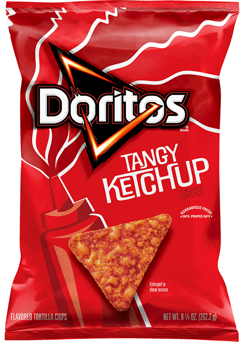 Doritos Flavored Tortilla Chips - Tangy Ketchup