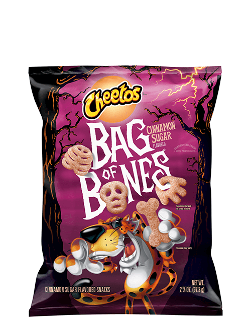Cheetos Bag of Bones Cinnamon Sugar Flavored Snacks