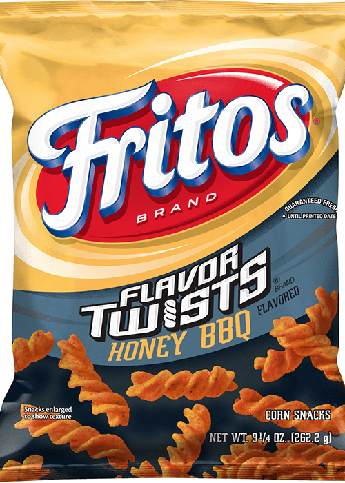 Fritos Flavor Twists Corn Snacks - Honey BBQ Flavored