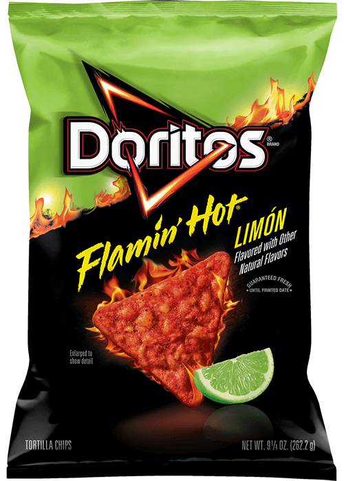 Doritos Flavored Tortilla Chips - Flamin' Hot Limón