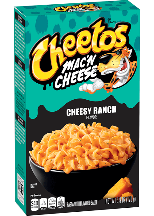 Cheetos Mac'N Cheese Pasta With Flavored Sauce - Cheesy Ranch Flavor