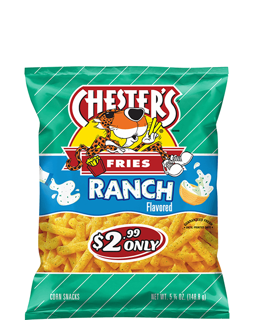 Chester's Fries Corn Snacks - Ranch Flavored