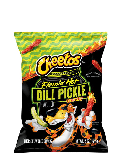 Cheetos Crunchy Cheese Flavored Snacks - Flamin' Hot Dill Pickle Flavored