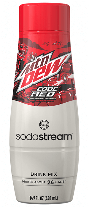 Mountain Dew Code Red Sodastream