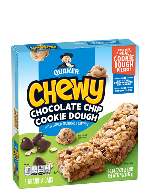 Quaker Chewy Granola Bars - Chocolate Chip Cookie Dough
