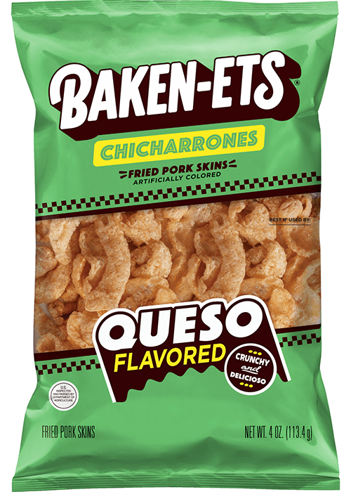 Baken-ets Fried Pork Skins - Queso Flavored Chicharrones