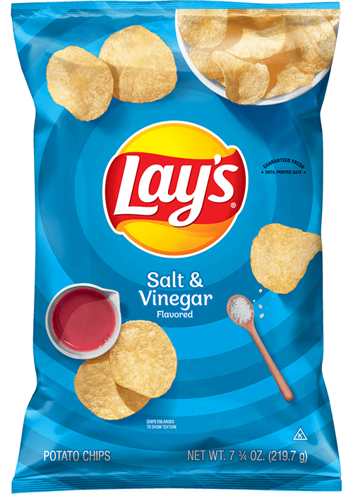 Lay's Potato Chips - Salt & Vinegar Flavored
