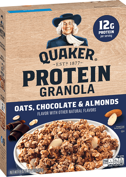 Quaker Protein Granola - Oats, Chocolate & Almonds