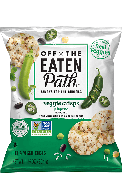 Off The Eaten Path Veggie Crisps - Jalapeño Flavored