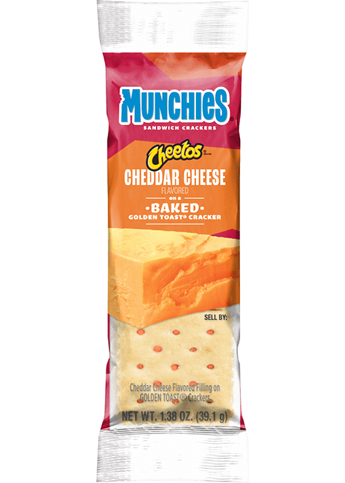 Munchies Cheetos Sandwich Crackers - Cheddar Cheese Flavored