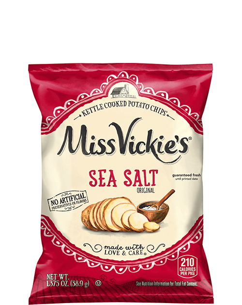 Miss Vickie's Kettle Cooked Potato Chips - Sea Salt Original