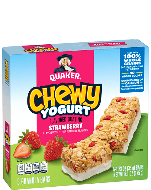 Quaker Chewy Yogurt Granola Bars - Strawberry