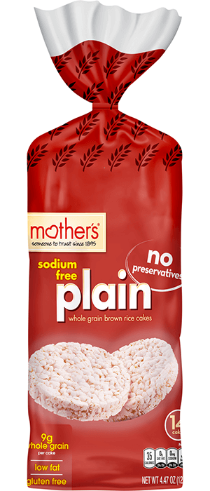 Mother's - Sodium Free Plain Whole Grain Brown Rice Cakes