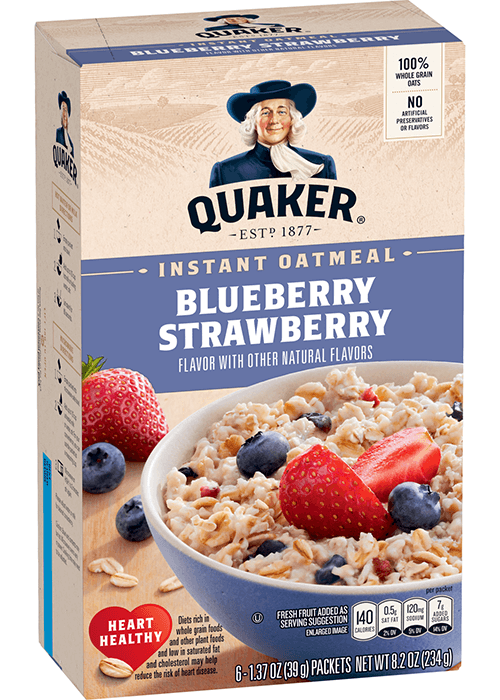 Quaker Instant Oatmeal - Blueberry Strawberry