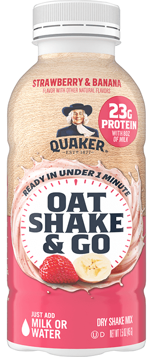Quaker Oat Shake & Go - Strawberry & Banana