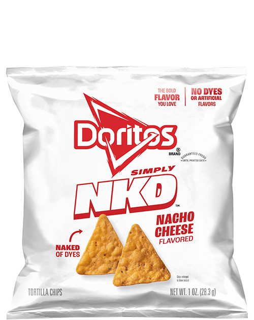 Doritos Simply NKD Tortilla Chips - Nacho Cheese Flavored