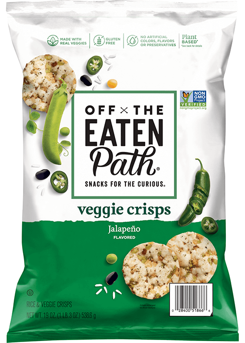 Off The Eaten Path Veggie Crisps - Jalapeño Flavored