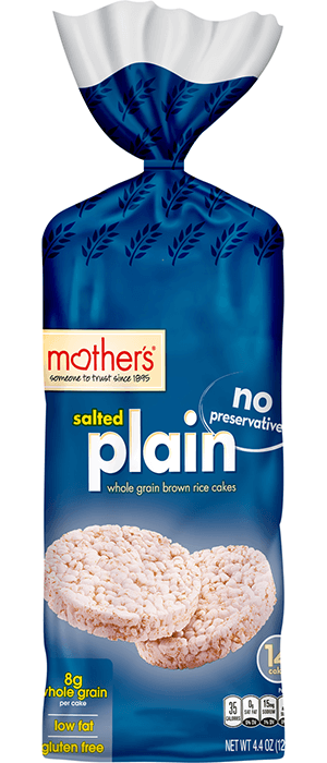 Mother's - Salted Plain Whole Grain Brown Rice Cakes