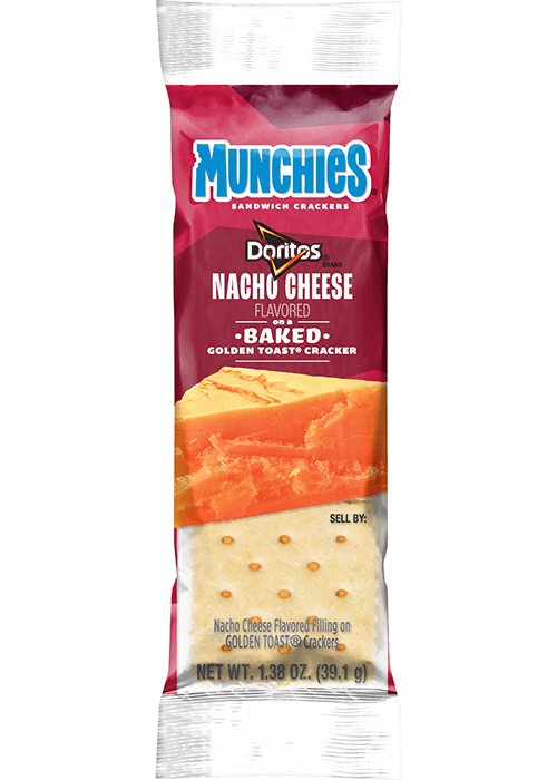 Munchies Doritos Sandwich Crackers - Nacho Cheese Flavored