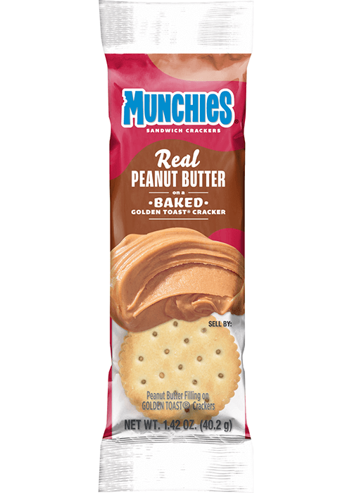 Munchies Sandwich Crackers - Peanut Butter on Golden Toast Crackers