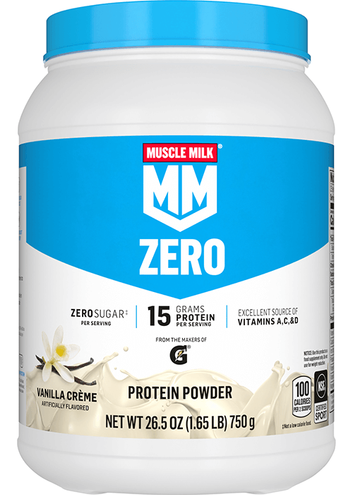 Muscle Milk Zero Sugar Protein Powder - Vanilla Crème