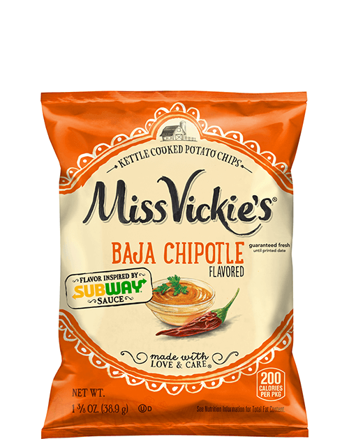 Miss Vickie's Kettle Cooked Potato Chips - Baja Chipotle Flavored