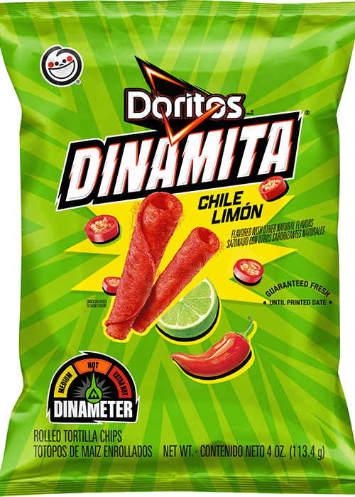 Doritos Dinamita Rolled Flavored Tortilla Chips - Chili-Limón