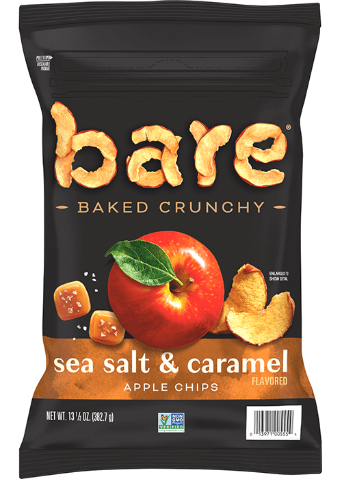 Bare Baked Crunchy Apple Chips - Sea Salt & Caramel