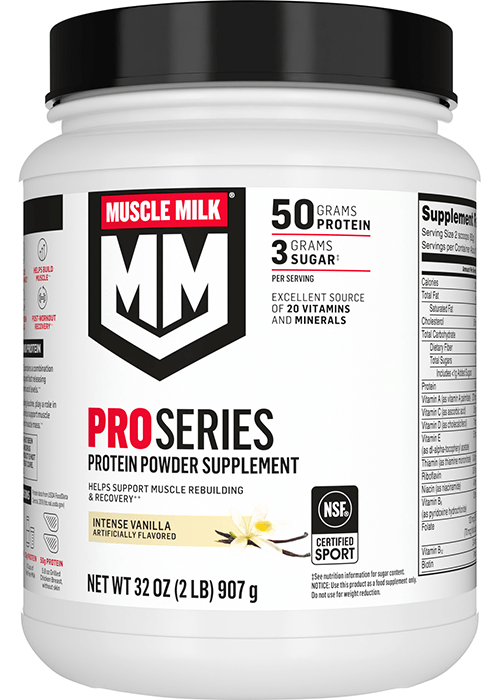 Muscle Milk Pro Series Protein Powder - Intense Vanilla