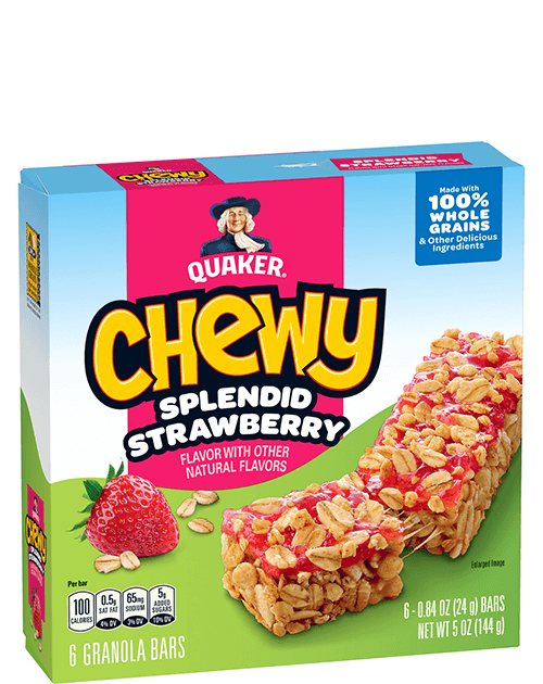 Quaker Chewy Granola Bars - Fruity Fun Splendid Strawberry
